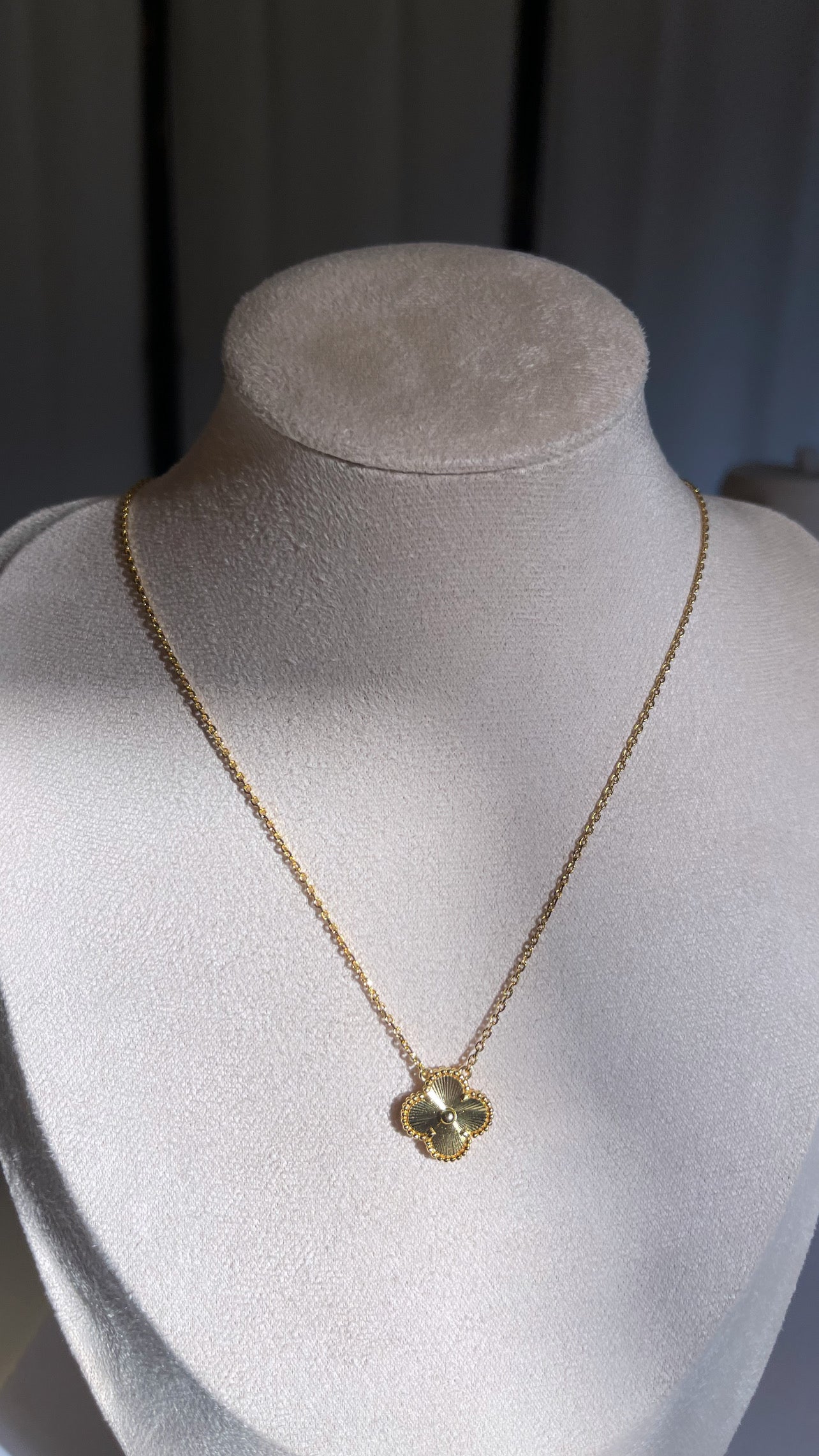 Gold Clover Necklace