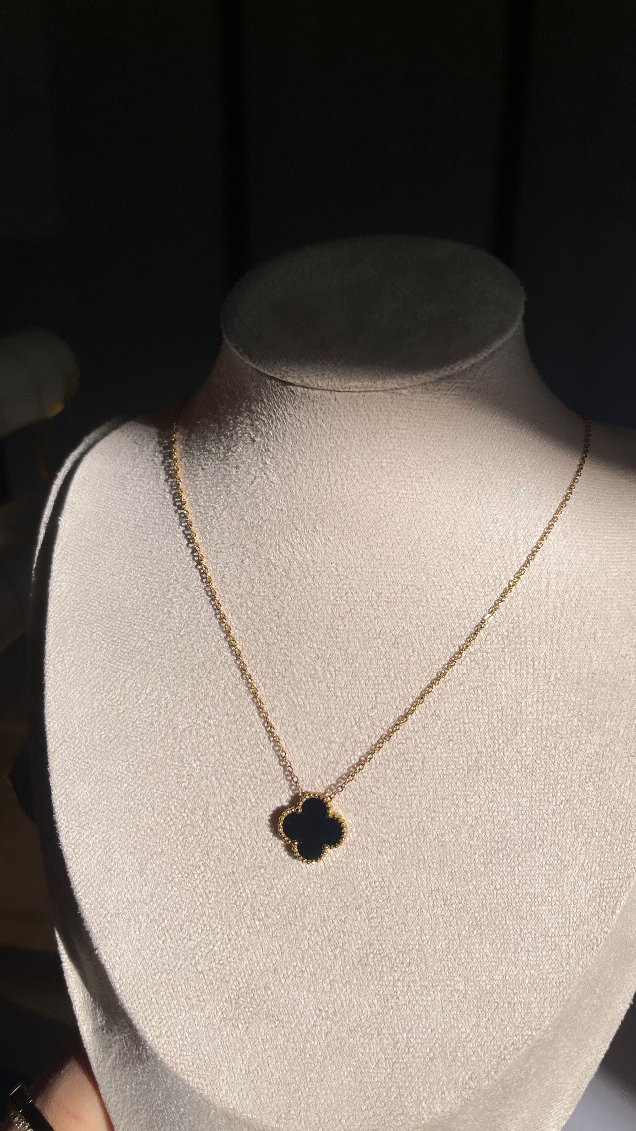 Gold Clover Necklace