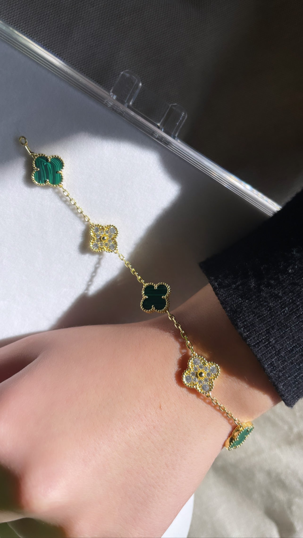 Gold Clover Bracelets