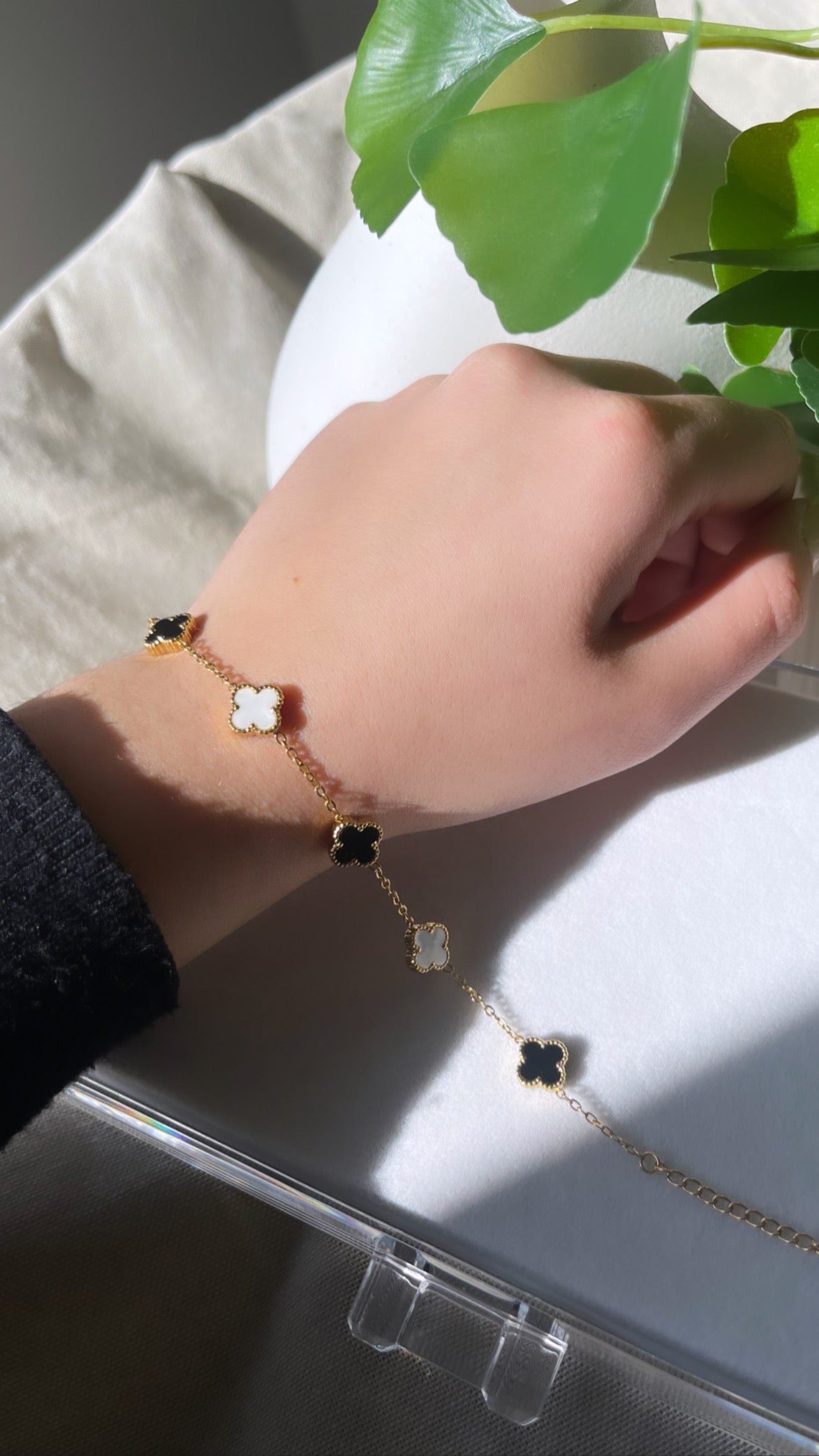 Gold Clover Bracelets