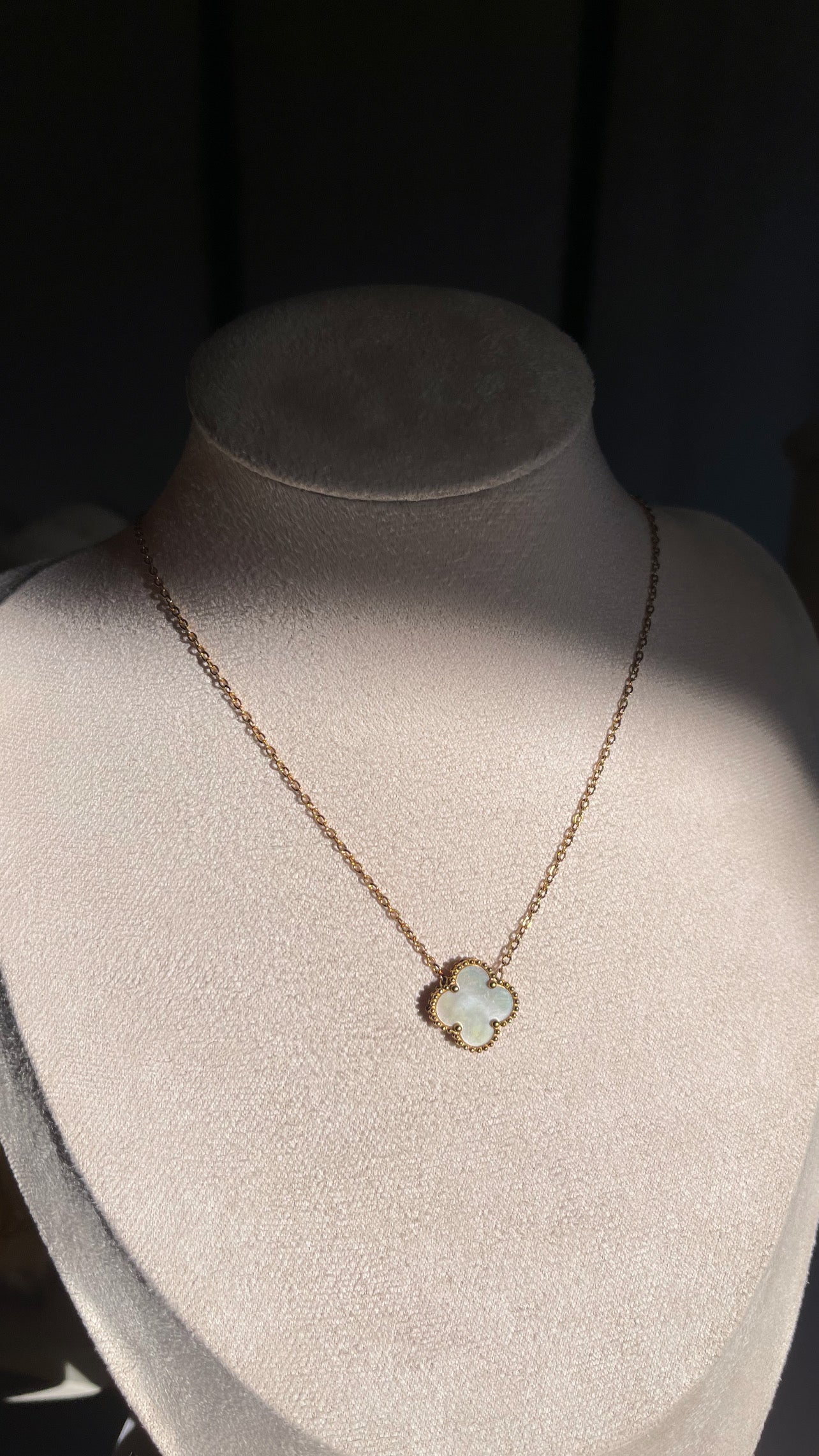 Gold Clover Necklace