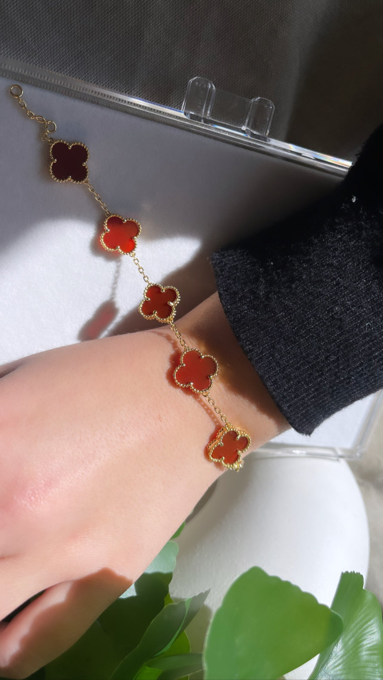 Gold Clover Bracelets