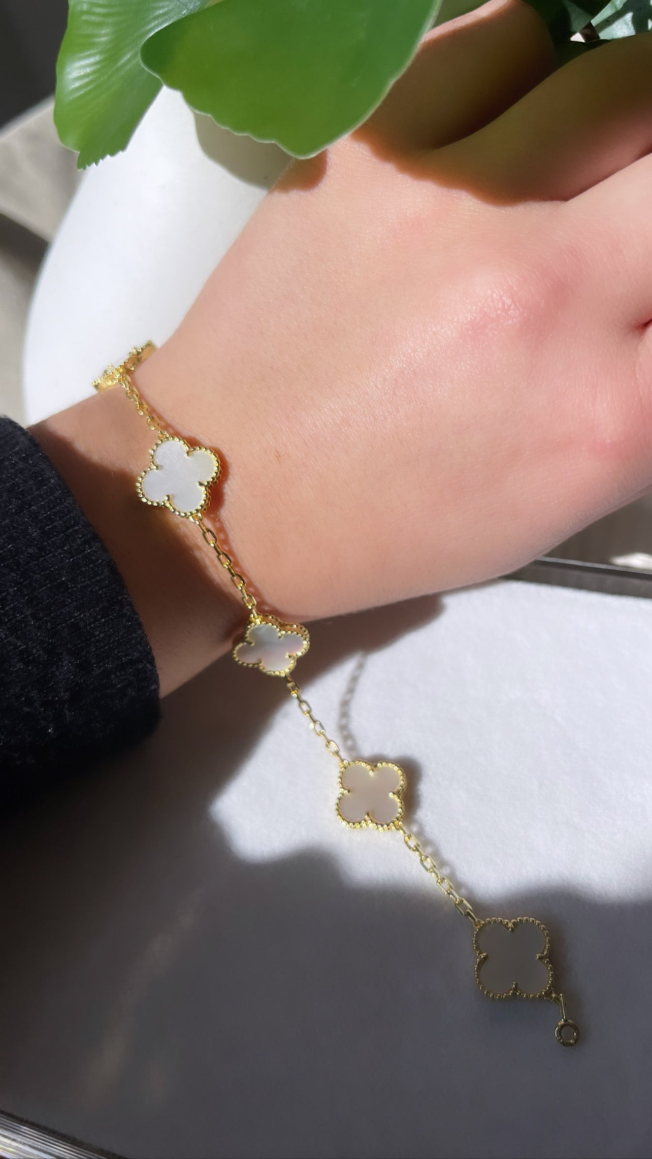 Gold Clover Bracelets